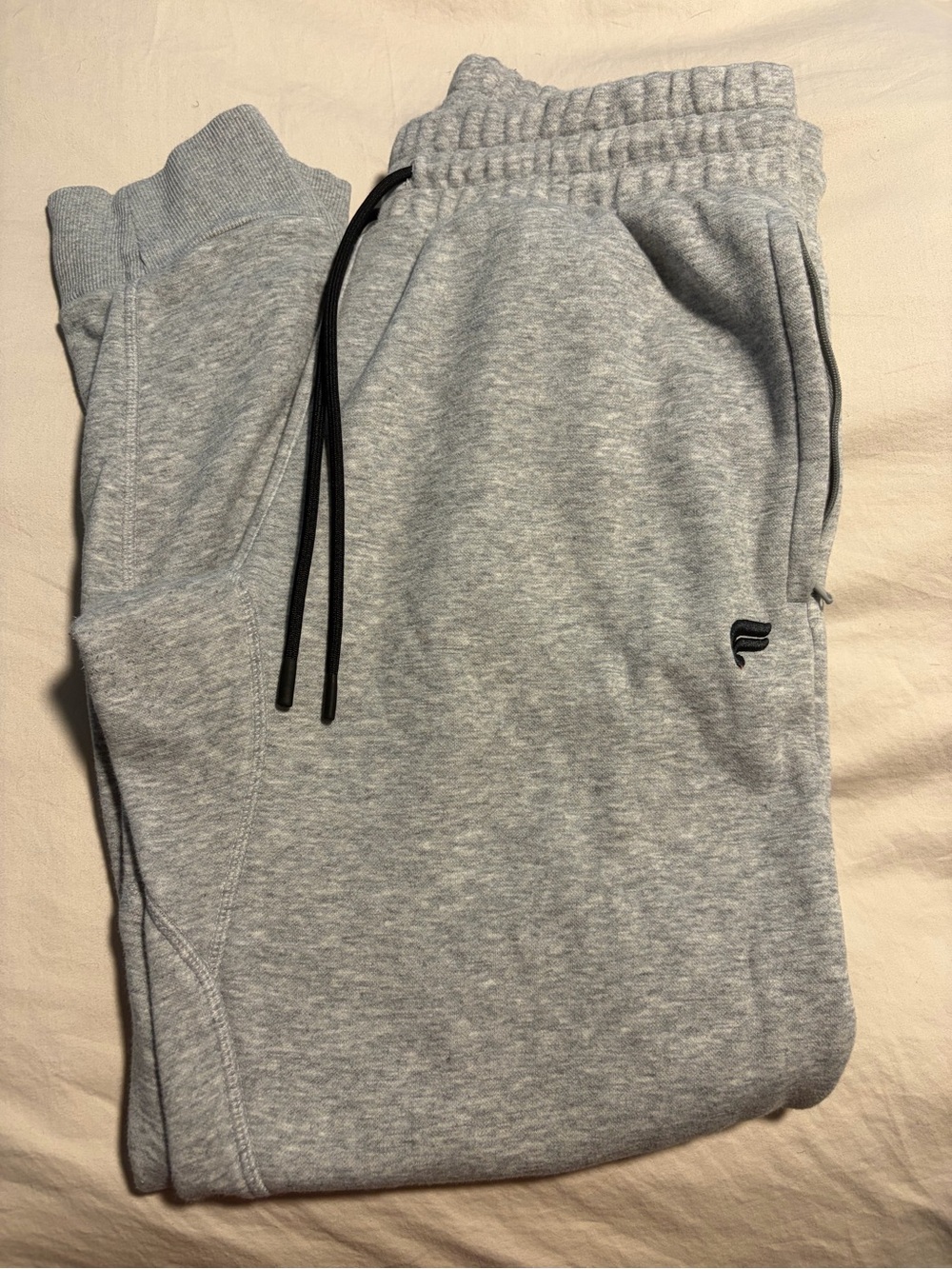 Fabletics Women's Gray Drawstring Joggers